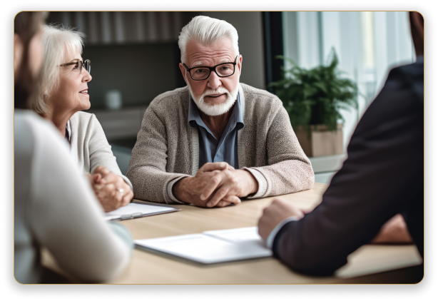 Couple Discussing Retirement Plan